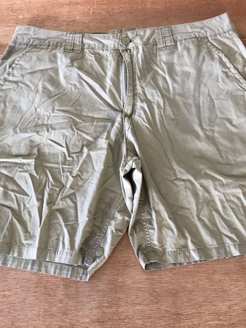O'Neill Standard Fit Bermuda Shorts Men 36 Beige Mid Rise Athleisure Beach 19717